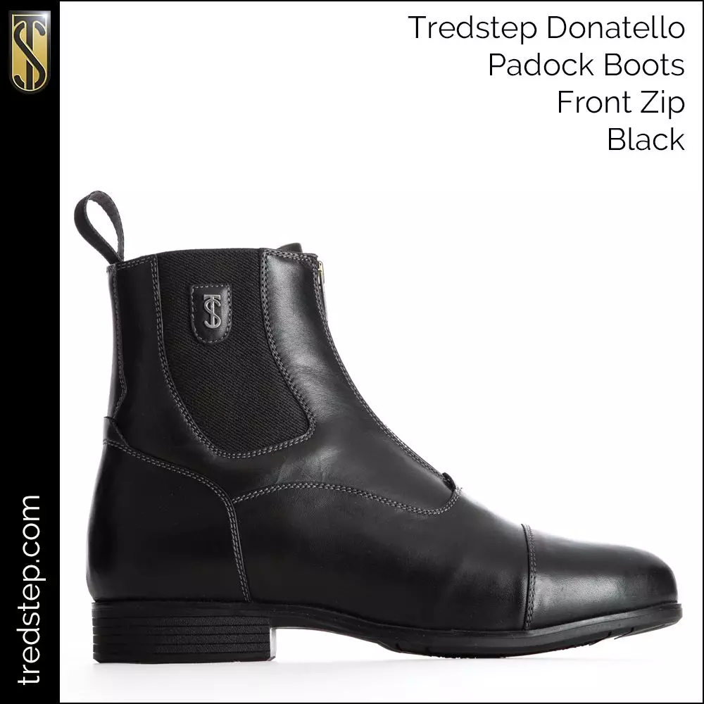 Tredstep Donatello Paddock Boots Front Zip