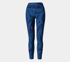 Trickster Company - Blue Killer Whale Leggings