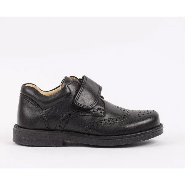 Trotters London Gregory School Shoe, Black