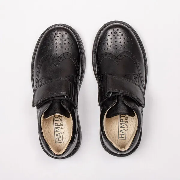 Trotters London Gregory School Shoe, Black