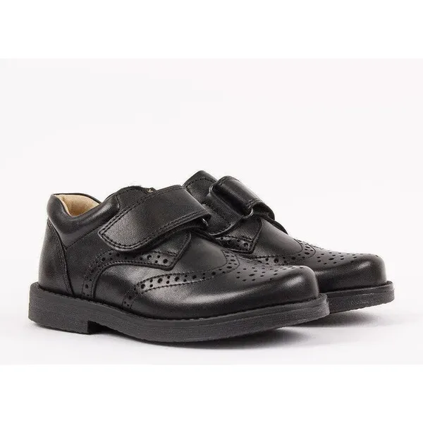 Trotters London Gregory School Shoe, Black