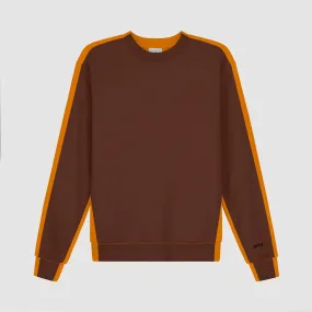 Two-tone crewneck - Orange