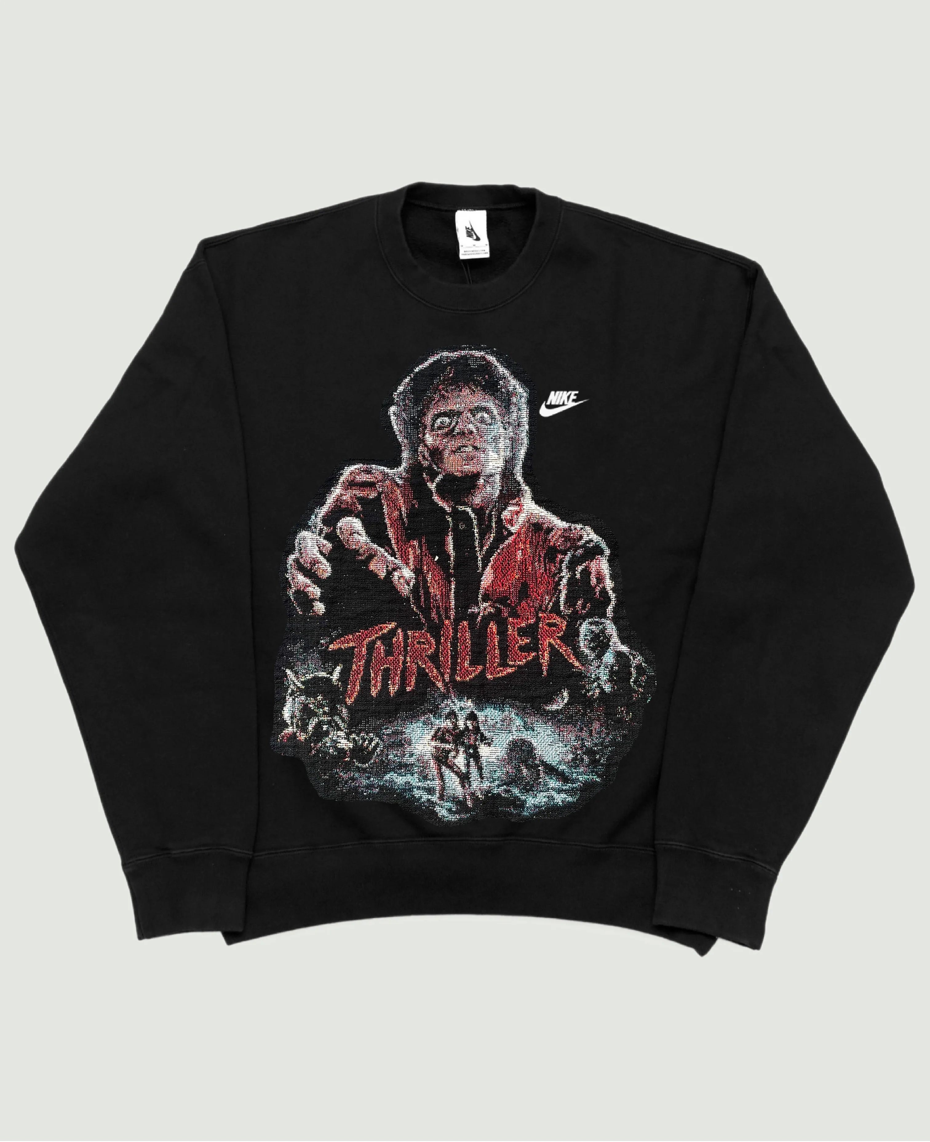 VA-SS22-466 THRILLER NIKE RETRO REWORK CREWNECK