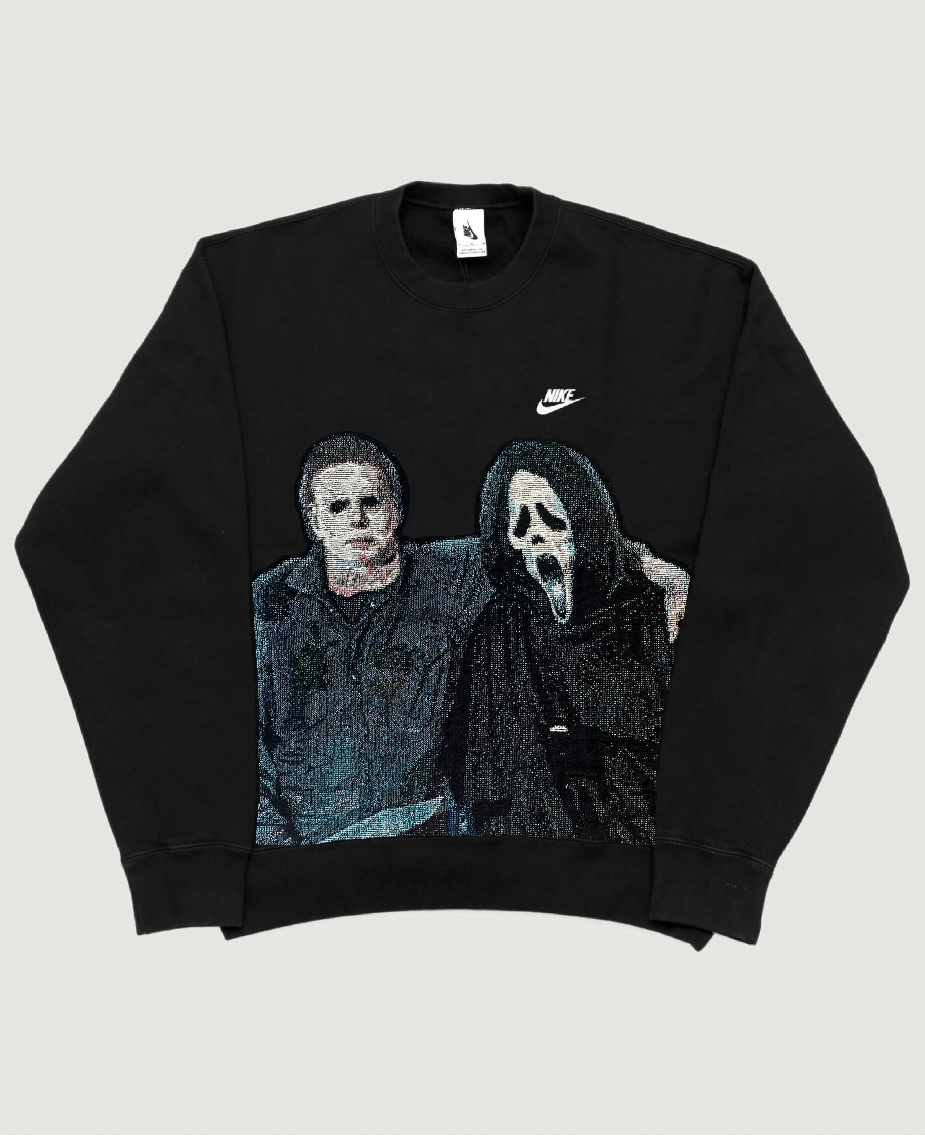 VA-SS22-578 SCREAM X MICHAEL MYERS TAPESTRY RETRO REWORK CREWNECK