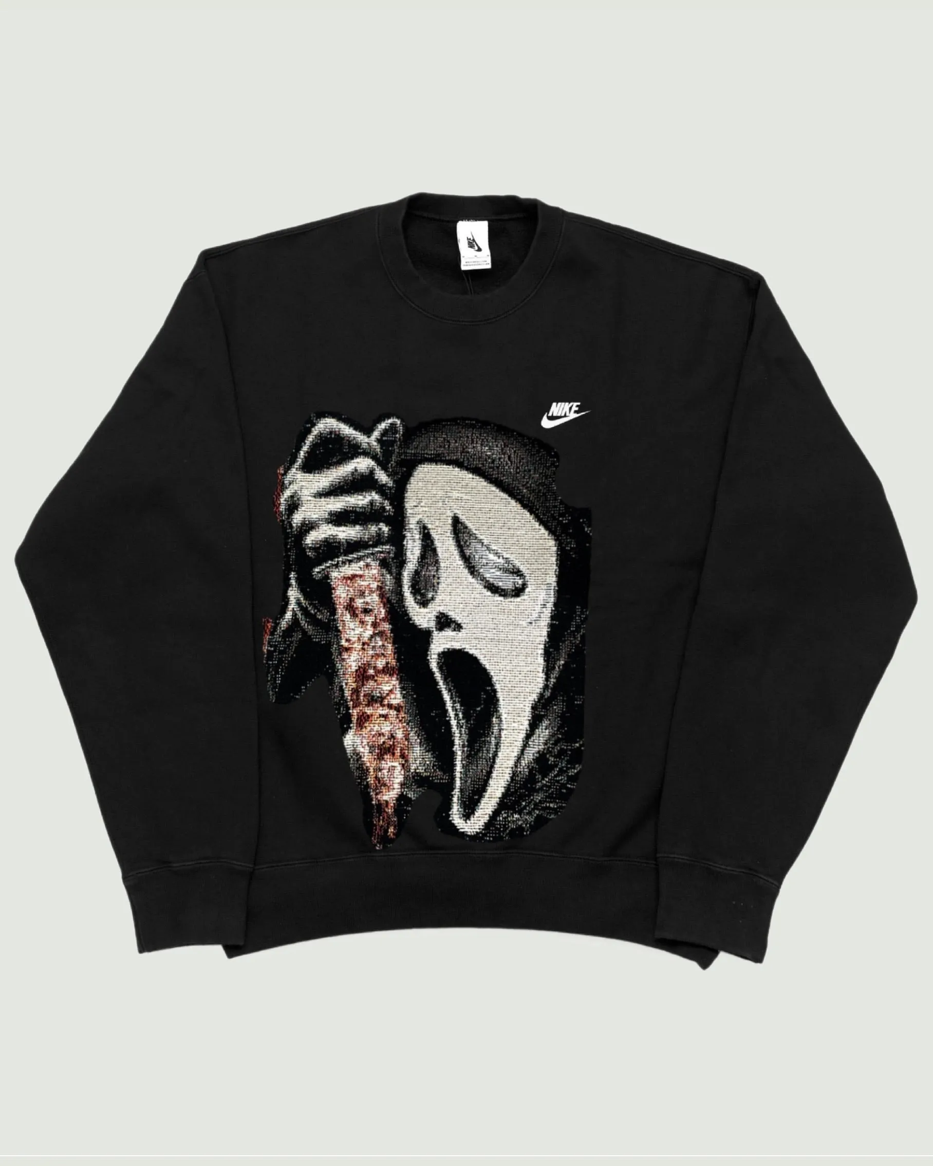 VA-SS23-542 SCREAM TAPESTRY NIKE RETRO REWORK CREWNECK