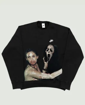 VA-SS23-610 SCREAM X JENNIFERS BODY TAPESTRY NIKE RETRO REWORK CREWNECK