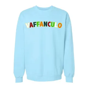 Vaffanculo Sky Blue Crewneck