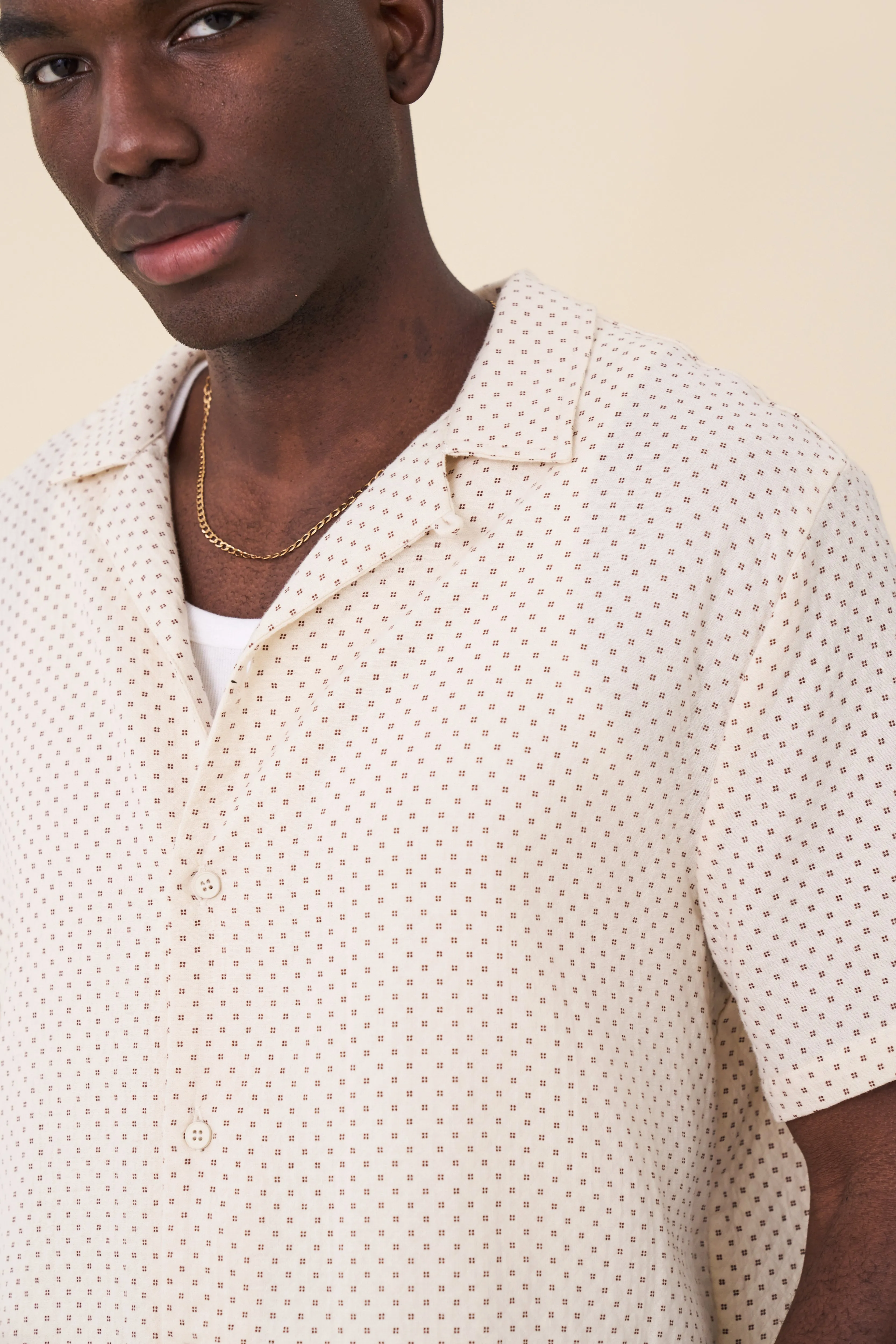 VILA COTTON CUBAN SS SHIRT