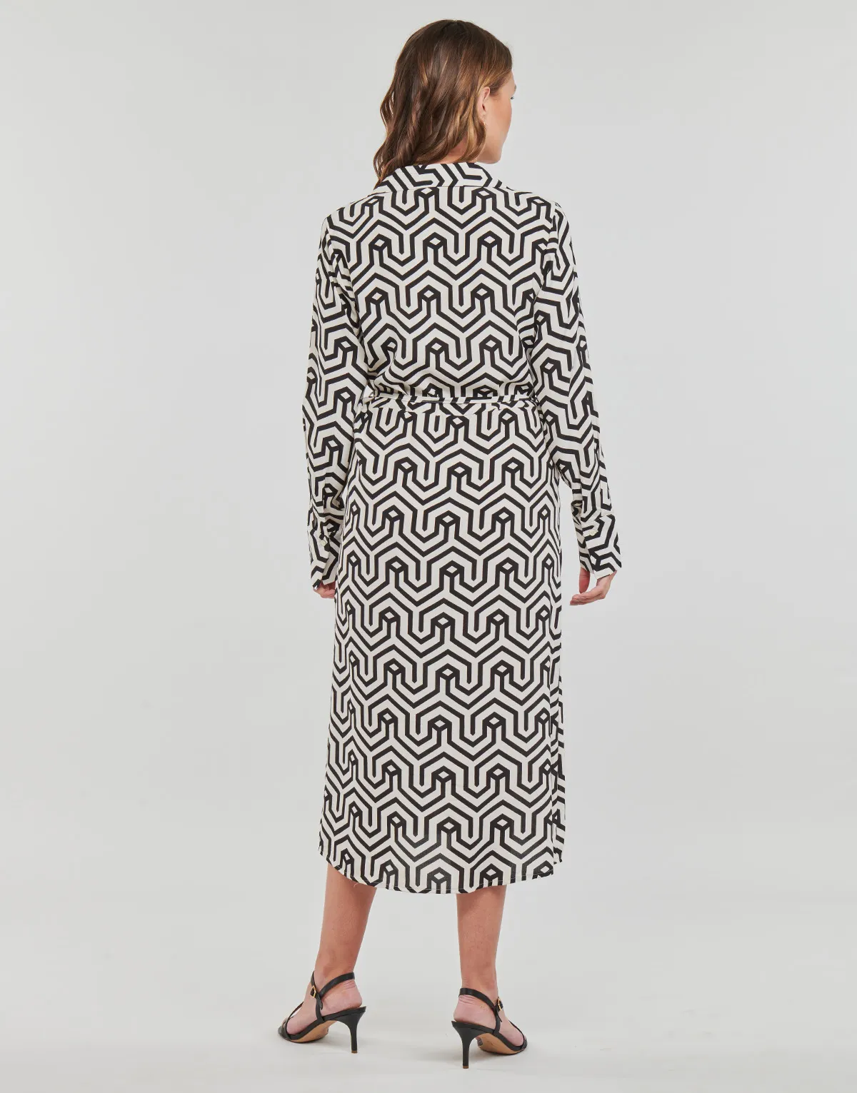 Vila VIDACA SANA L/S MIDI CALF SHIRT DRESS/SU