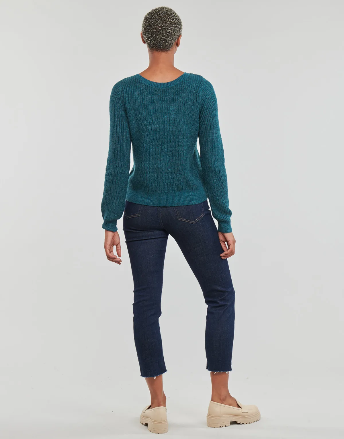 Vila VIDEBRA REV L/S V-NECK KNIT TOP