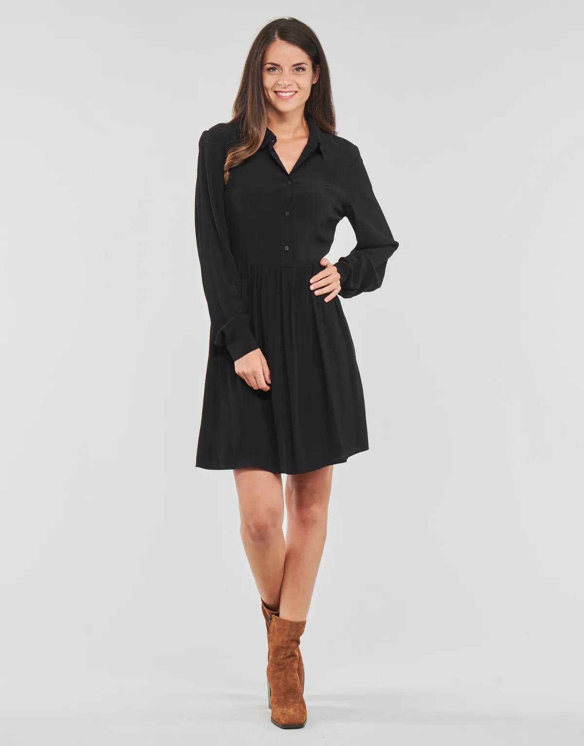 Vila VIFINI L/S SHIRT DRESS/SU