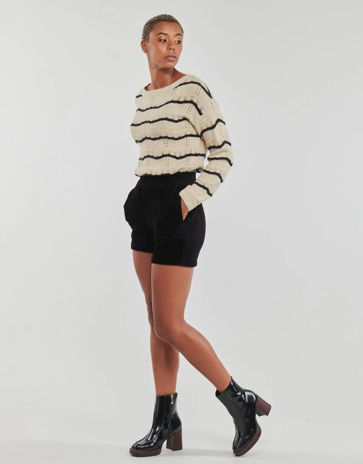 Vila VIPOLANA L/S BOATNECK GLITTER KNIT TOP