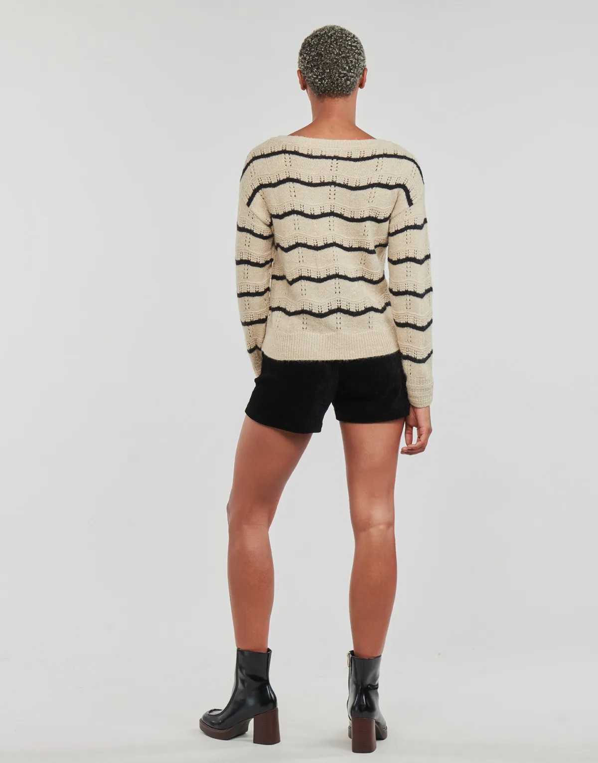 Vila VIPOLANA L/S BOATNECK GLITTER KNIT TOP