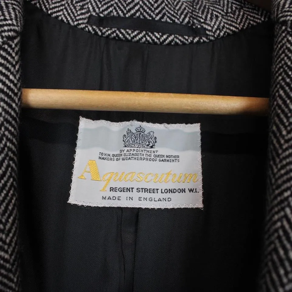 Vintage Aquascutum Lambswool Overcoat Medium