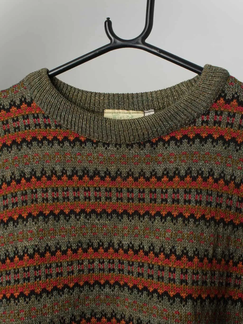 Vintage Fair Isle wool jumper by Ferndale – Small / Medium