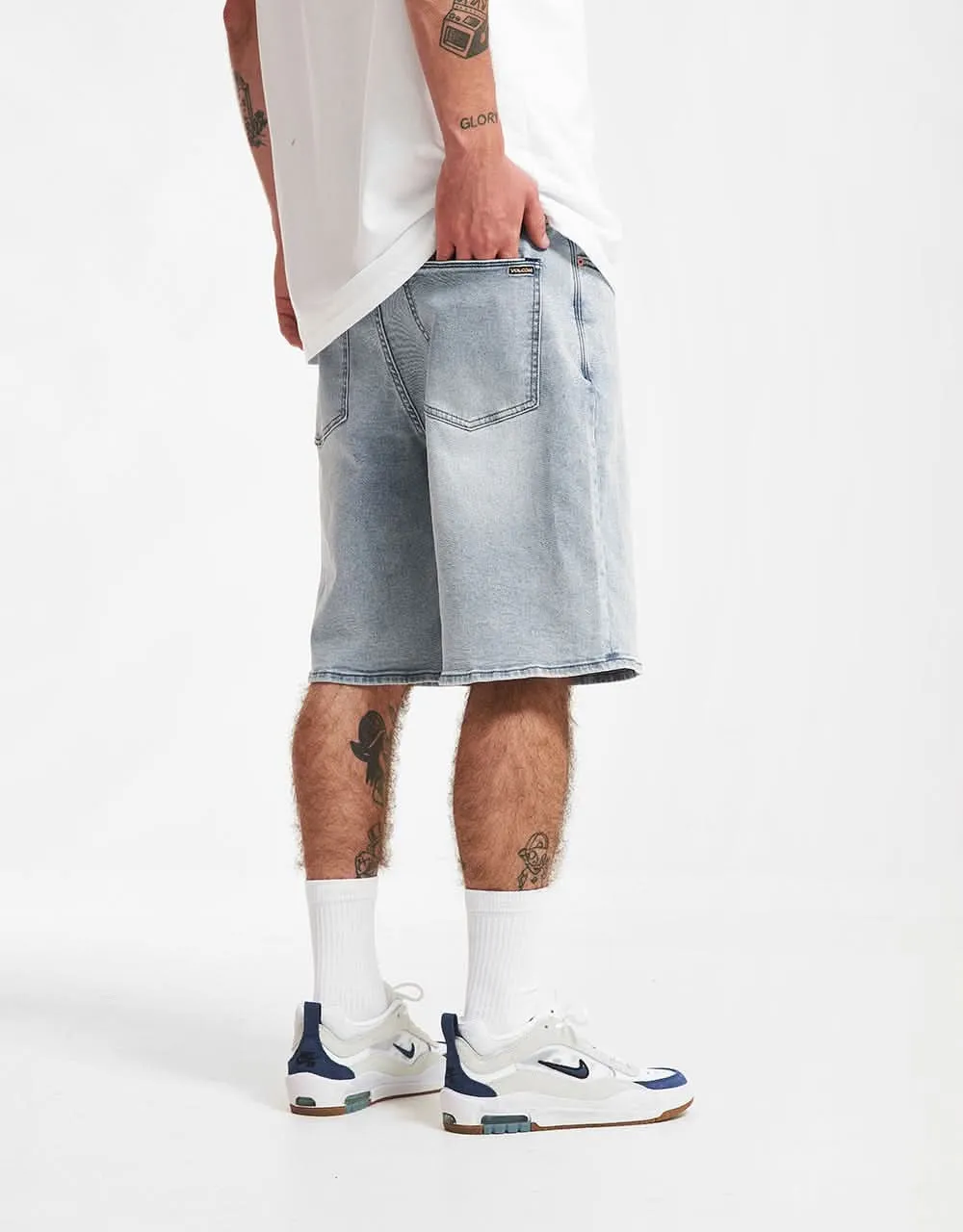 Volcom Billow Denim Short - Desert Dirt Indigo