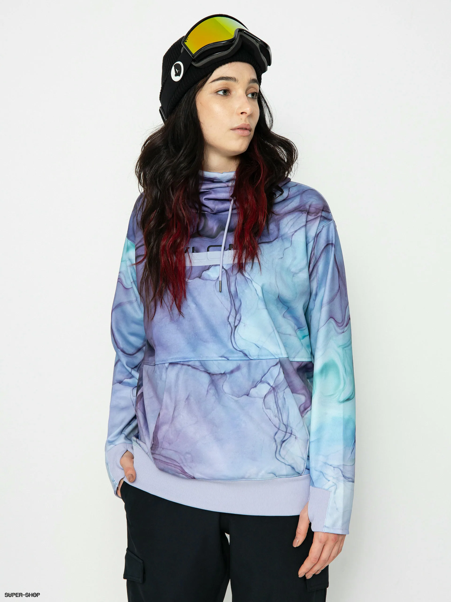 Volcom Hydro Riding HD Active sweatshirt Wmn (glacier ink)