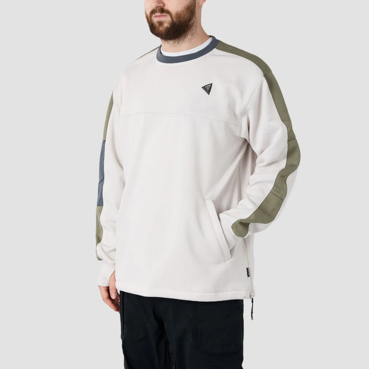 Volcom Hydro Riding Snow Crew Sweat Ice