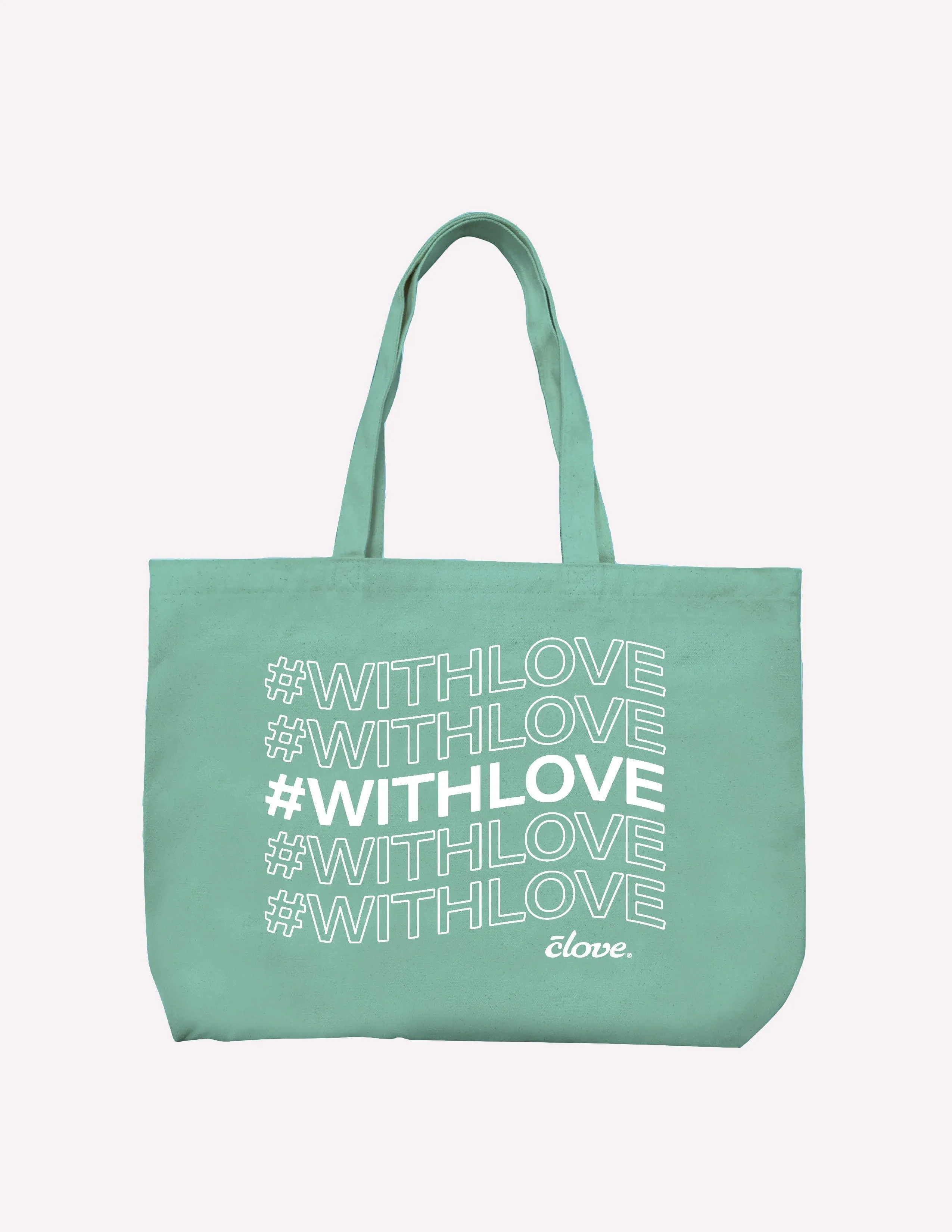 #WithLove Tote (Mint Green)