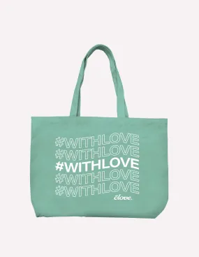 #WithLove Tote (Mint Green)