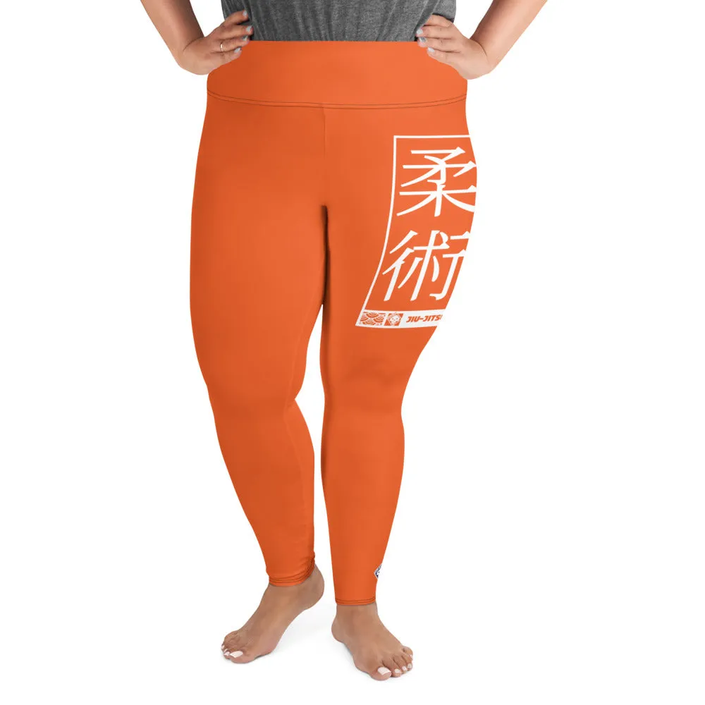 Women's Plus Size Yoga Pants Workout Leggings For Jiu Jitsu 012 - Flamingo