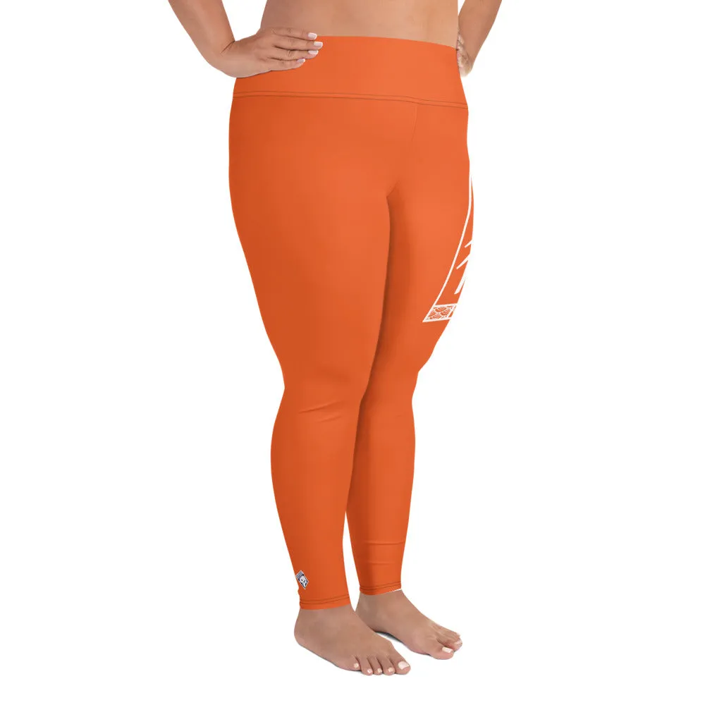 Women's Plus Size Yoga Pants Workout Leggings For Jiu Jitsu 012 - Flamingo