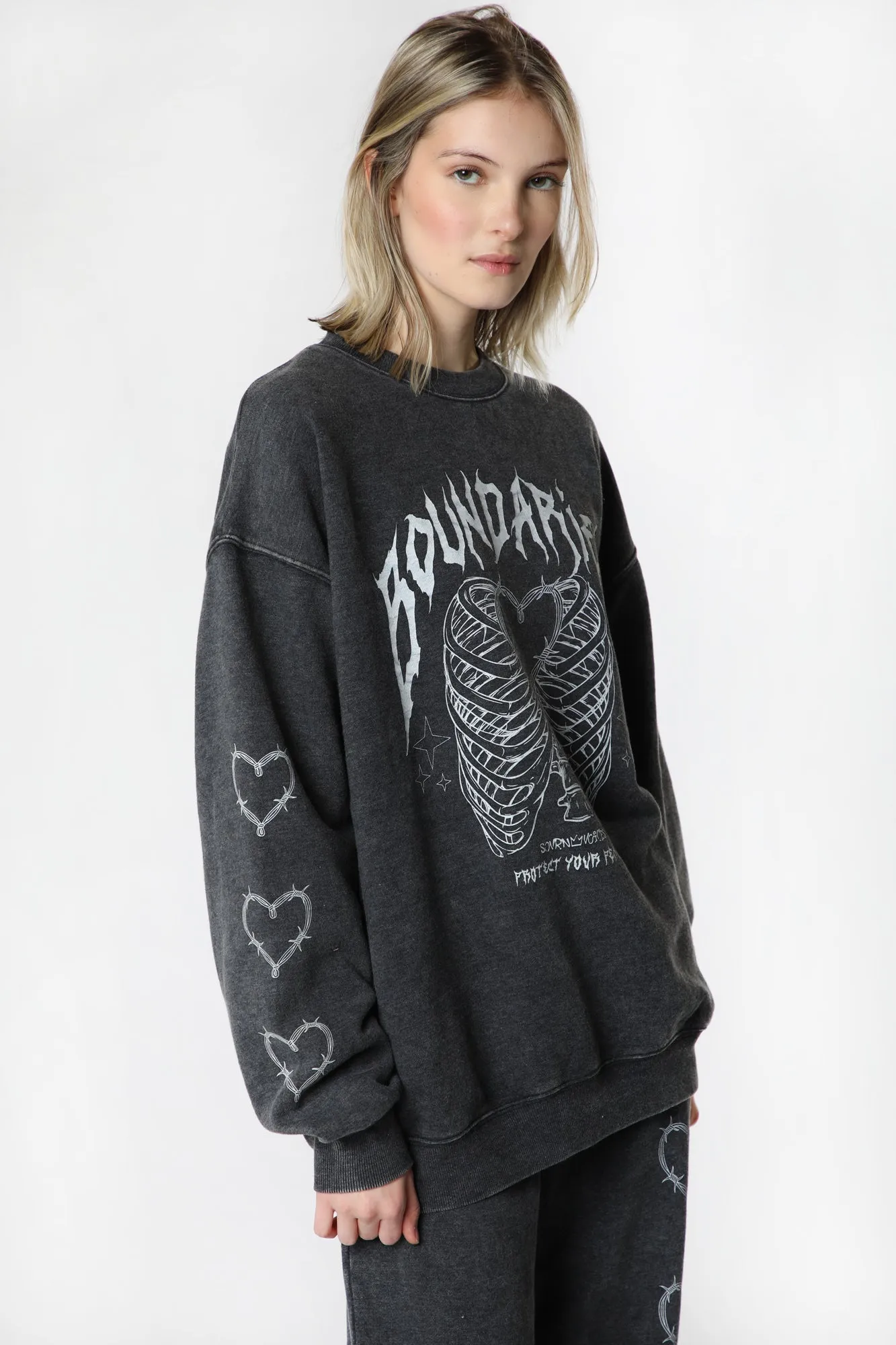 Womens Sovrn Voices Boundaries Sweatshirt