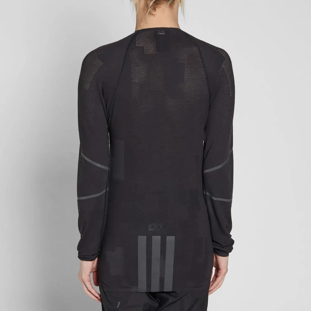 Y-3 Sport Long Sleeve Merino TeeBlack